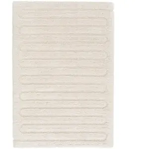 AFK Living Tapis épais ultra doux Ivoire 200 x 290 pas cher