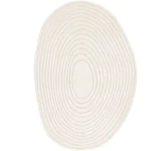 AFK Living Tapis avec effet relief très doux Ivoire 160 x 230 pas cher