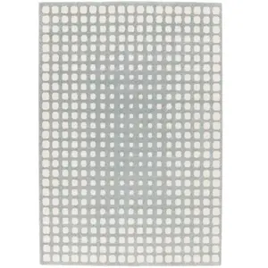 AFK Living Tapis avec effet relief très doux bleu 160 x 230