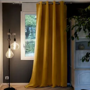 Housse De Rêve Rideau doublure polaire polyester uni 140x280 cm pas cher