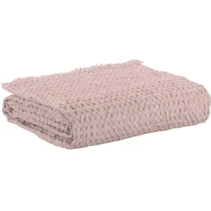 Comparateur de prix : Housse De Rêve Plaid 130x160 cm Polyester Recyclé Blush 130 x 160 cm