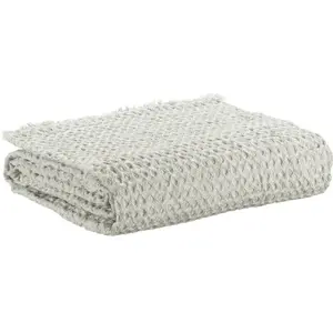 Comparateur de prix : Housse De Rêve Plaid 130x160 cm Polyester Recyclé Grège 130 x 160 cm