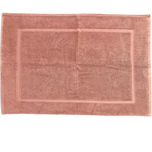 Soft by Perle de Coton - Tapis de bain blush T.U pas cher