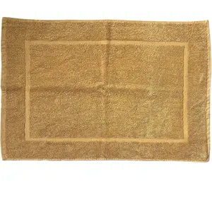 Soft by Perle de Coton - Tapis de bain bronze T.U pas cher