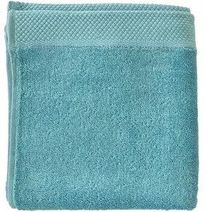 Serviette de toilette - Bleu - 50 x 100 cm TU