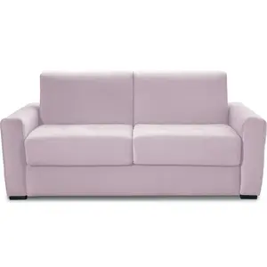 HOMIFAB Canapé Andrea 3PL Rose pâle pas cher
