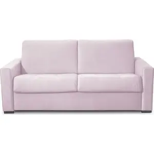 HOMIFAB Canapé Paloma 3PL Rose pâle pas cher