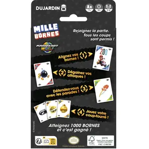 Dujardin Mille Bornes Mario Kart pocket pas cher