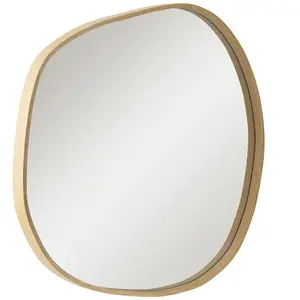 Mob In Miroir galet chêne 60x60cm pas cher