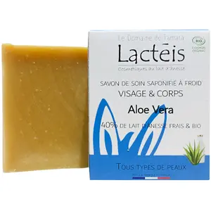 Savon au lait d'ânesse - Aloe vera bio - LE DOMAINE DE TAMARA pas cher