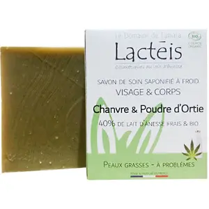Savon au lait d'ânesse - Chanvre et poudre d'ortie bio - LE DOMAINE DE TAMARA - Peau mixte pas cher
