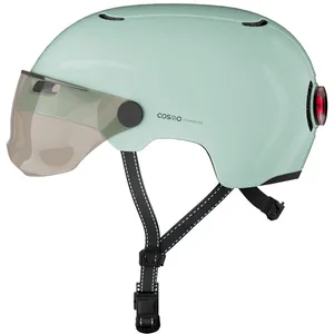 Comparateur de prix : Cosmo Casque vélo intelligent Fusion Classique - Sauge Brillant bleu TU