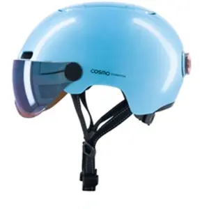 Comparateur de prix : Casque vélo Cosmo Connected Fusion+ Bleu ciel brillant métallisé