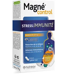 Comparateur de prix : Nutreov Physcience Phytea Magné Control Stress Immunité 30 gélules