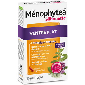 Comparateur de prix : Nutreov Physcience Ménophytea Silhouette Ventre Plat 60 comprimés