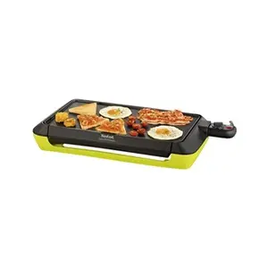Comparateur de prix : Plancha électrique XL 45,5 x 24 cm avec thermostat réglable pour 6 à 8...
