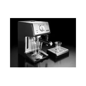 Delonghi Machine à expresso de 2L semi automatique 1100W argent noir pas cher