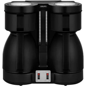 Comparateur de prix : Krups Cafetière Électrique Pour 16 Tasses 1700w Noir