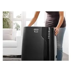 Delonghi Climatiseur mobile programmable 11500 btu/h 3000w noir
