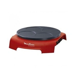 Comparateur de prix : Moulinex Crêpière électrique pour 4 crêpes 720w noir rouge
