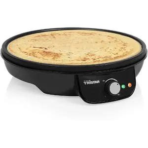 Comparateur de prix : Tristar Crêpière électrique de 30 cm 1000W noir