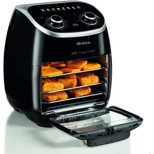 Comparateur de prix : Ariete Friteuse À Air Et Four En Un De 11l 2 En 1 2000w Noir