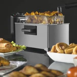 Comparateur de prix : Cecotec Friteuse Électrique De 3l 2400w Noir Gris