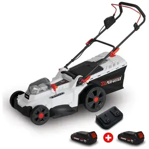 X-PERFORMER Tondeuse à gazon portative sur batterie - 40V MAX - Hauteu... pas cher