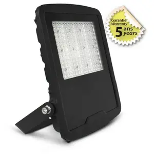 Miidex Lighting - Projecteur led Asymétrique Noir 50W 3000K garantie 5...Vendu paramazon