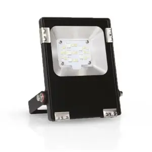 Projecteur extérieur LED noir - VISION-EL - 10W - RGB + Blanc