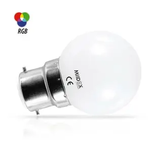 Vision-EL 776152 Ampoule LED B22 RGB, Aluminium/Polycarbonate, 1 W, DépoliVendu paramazon