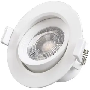 Vision-EL 7763614 Spot LED Orientable, PC, 5 W, Blanc, (H x Ø)-44 x 90 mmVendu paramazon