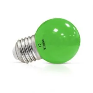 VISION-EL Ampoule LED E27 Couleur Bulb G45 1W VertVendu paramazon