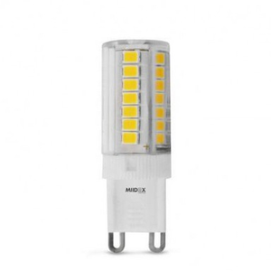 Comparateur de prix : Miidex Lighting - Ampoule led G9 3.5W smd dimmable ® blanc-chaud-3000k - dimmable