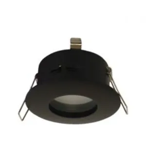 Comparateur de prix : VISION-EL Support de spot bbc Rond étanche IP65 Noir Ø84mm Miidex Lighting® noir