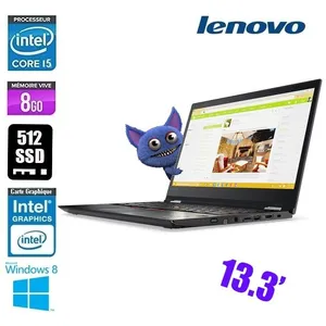 Lenovo PC Portable thinkpad yoga 370 core i5 7300u 2.6ghz pas cher