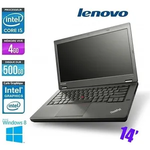 Lenovo thinkpad t440 core i5 4300u 1.9 ghz - grade ccore i5-4300u-1.9ghz 4 go 500 go intel hd graphics familys webcam wifi 14 867_24 français 20B7-S10Y01 pas cher