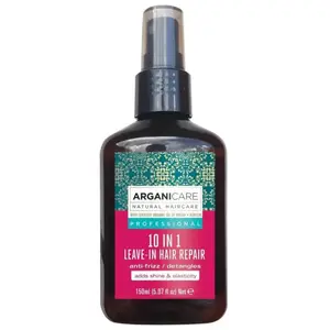 Comparateur de prix : Spray réparateur Kératine.10-en-1 sans-rinçage Arganicare 150 ml