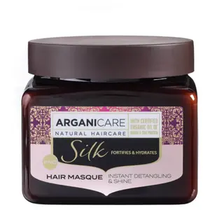 Comparateur de prix : MASQUE FORTIFIANT   PROTÉINE DE SOIE BIO 500 ML ARGANICARE