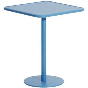 Petite Friture - Table carrée Week-end - Bleu - Aluminium - Designer S... pas cher
