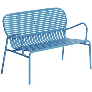 Petite Friture - Banquette Week-end - Bleu - Aluminium - Designer Stud...Vendu parmade-in-design