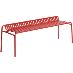 Comparateur de prix : Petite friture - Banc Week-end sans dossier Rouge taille unique
