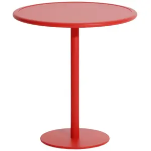Petite friture - Table ronde Week-end Bistrot Rouge taille unique pas cher