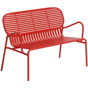 Comparateur de prix : Petite friture - Canapé de jardin Week-end 2 places Rouge taille uniqu...