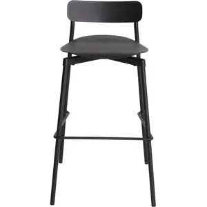Tabouret de bar Fromme - noir - Hauteur d'assise 75 cm Petite FritureVendu parmade-in-design