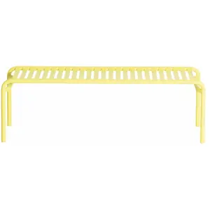 Table basse de jardin jaune 127 cm Week end - Petite friture