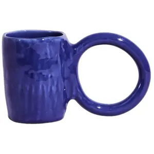 Petite Friture - Mug Donut - Bleu - Faïence émaillée - Designer Pia Ch...Vendu parmade-in-design