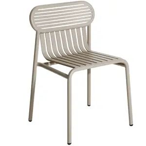 Petite Friture - Chaise empilable Week-end - Beige - Aluminium - Desig... pas cher