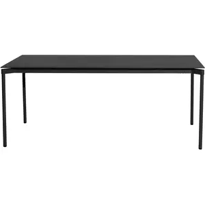 Table de jardin rectangulaire noire Fromme - Petite FritureVendu parsmallable