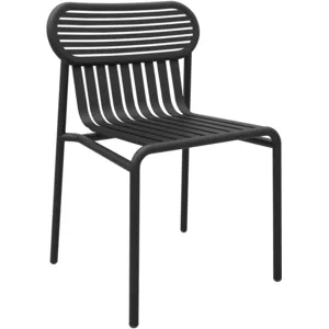 Chaise de jardin noire Week-End - Petite Friture pas cher
